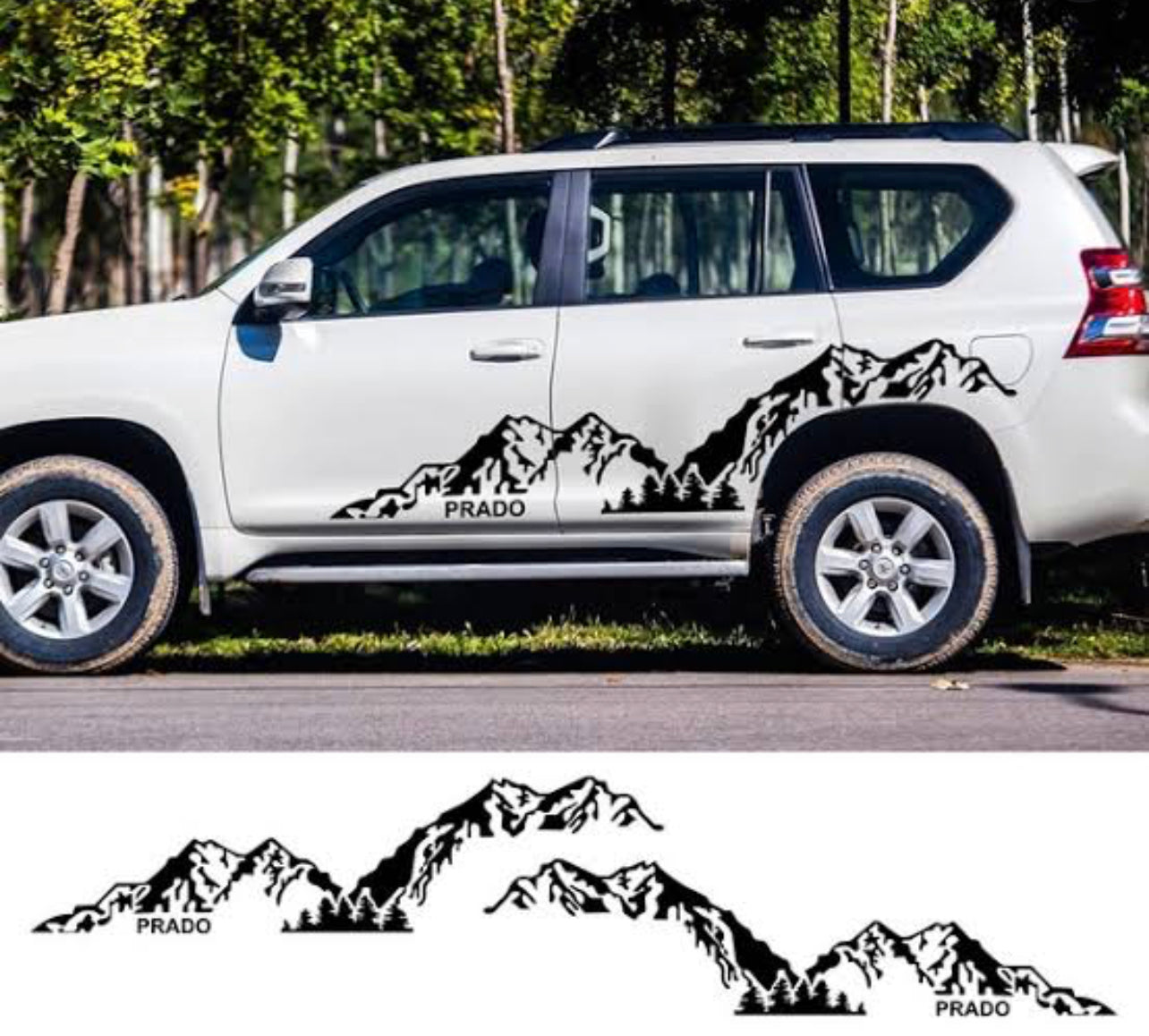 Prado 4x4 Decal